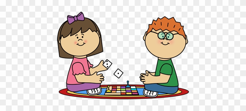 Kids Board Gameclip Art - Play Board Games Clipart #167590