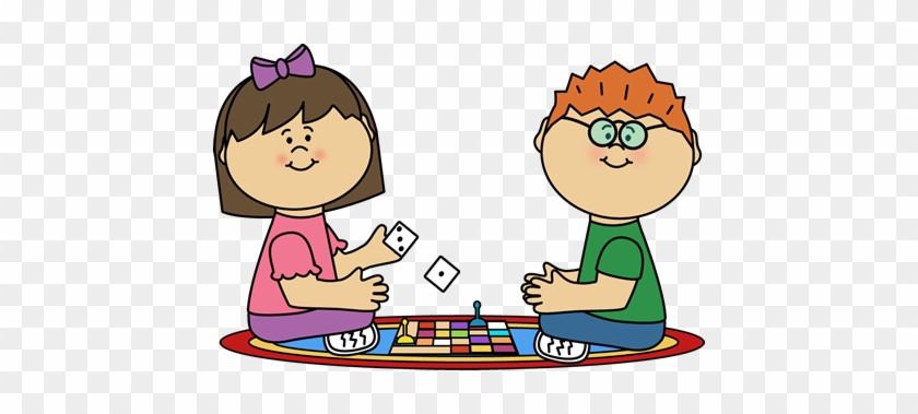 Kids Board Gameclip Art - Play Board Games Clipart #167590