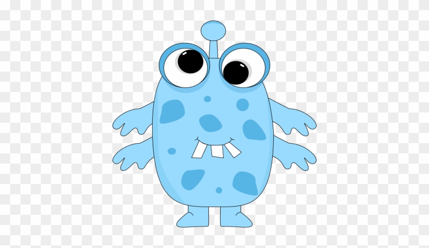 Free Cute Monster Clip Art Blue Monster Clip Art Image - Monster Clipart #167598