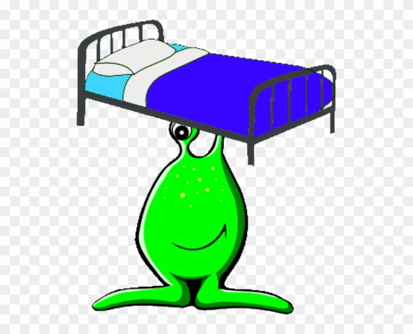 Monster Under Bed Clipart - Clipart Under The Bed #167622