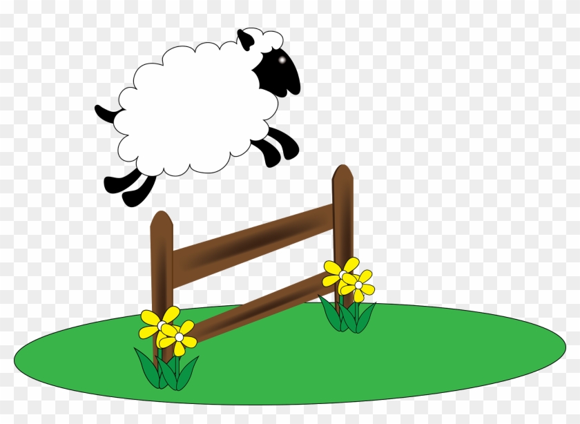 I Don't Sleep - Sheep Jumping Over Fence #167636