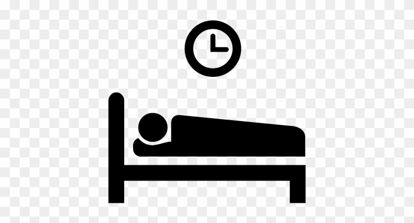 Resting Time On Bed For Body Recover After Fitness - Bed Rest Icon #167678