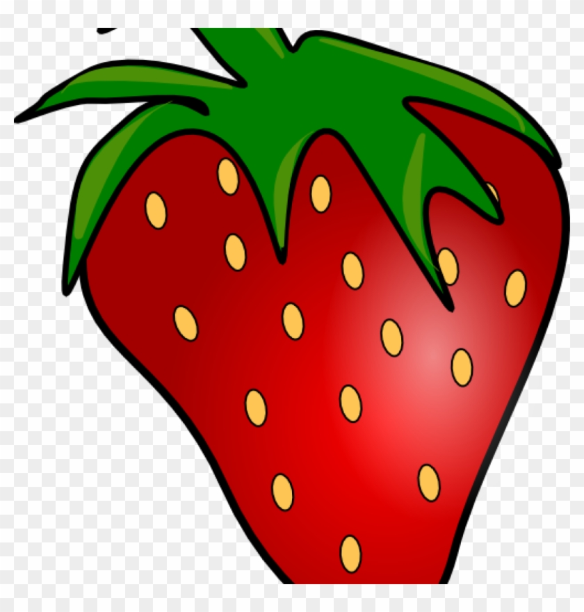Strawberry Clipart Red Delicious Strawberry Clip Art - Animasi Buah Png #167711