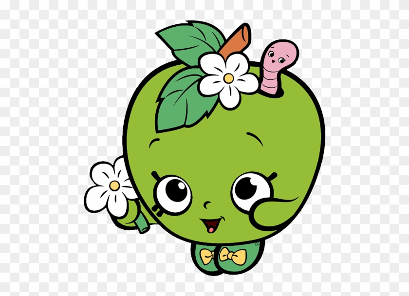 Strawberry Kiss Spilt Milk Sneaky Wedge Apple Blossom - Shopkins Apple Blossom Clipart #167734