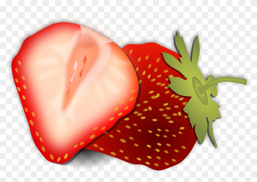 Download - Strawberry Slice Clipart #167743