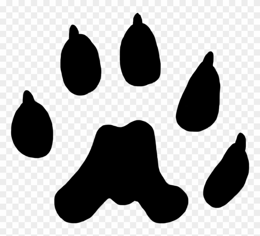 Weasel Clip Art - Weasel Paw Print #167766