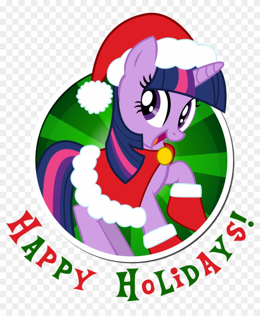 Fanmade Twilight Sparkle Happy Holidays - Christmas Day #167771