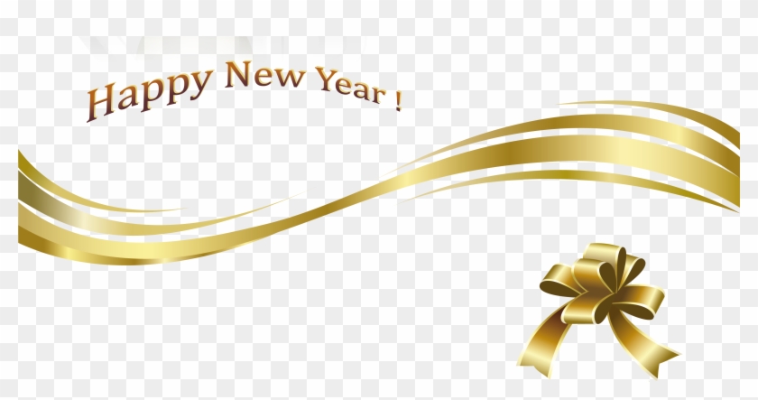 Gold New Year Png Images Happy Holidays Pictures - Happy New Year Png Text #167821