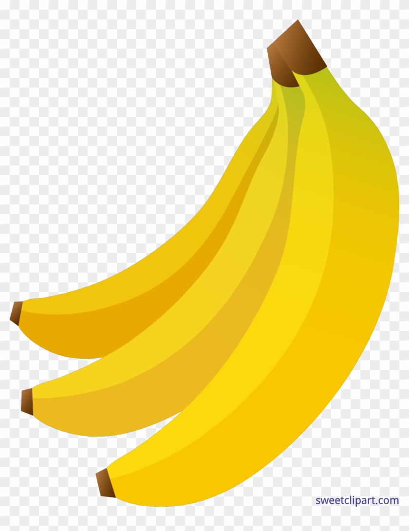 Bananas Bunch Clip Art Sweet Clipart - Banana Clipart Png #167816