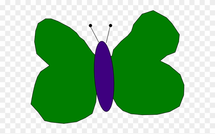 And Purple Butterfly - Clip Art #167834