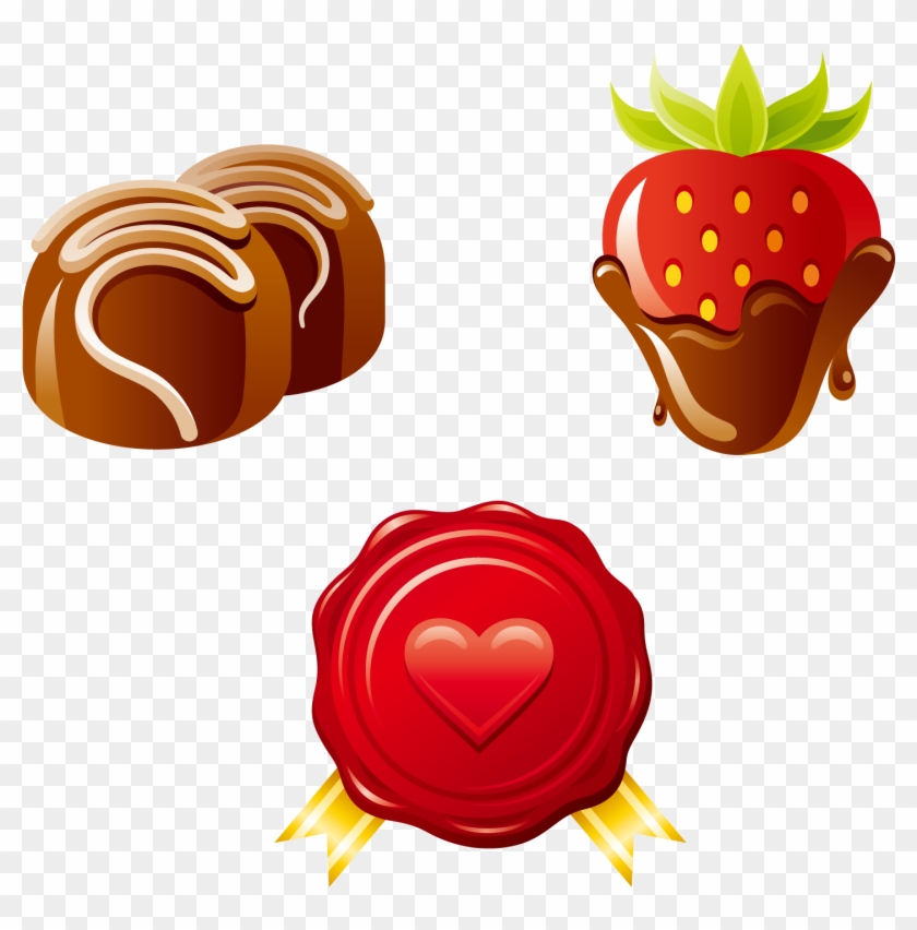 Chocolate Cake Euclidean Vector Strawberry - Chocolate Cake Euclidean Vector Strawberry #167909