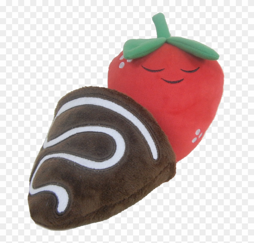 Cute Plush Chocolate Covered Strawberry - Chocolate Covered Strawberry Plush #167937