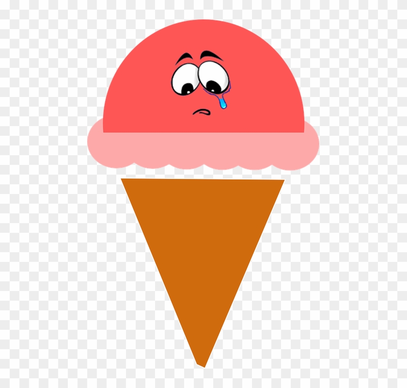 Sad Strawberry Ice Cream - Ice Cream #167972