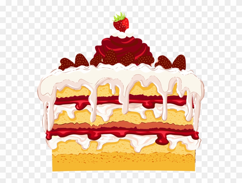 Strawberry Cake Png Clipart - Happy Birthday Anna Gif #167989