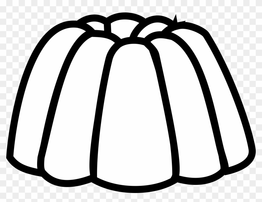 Jelly Clipart Big - Jelly Black And White #168057