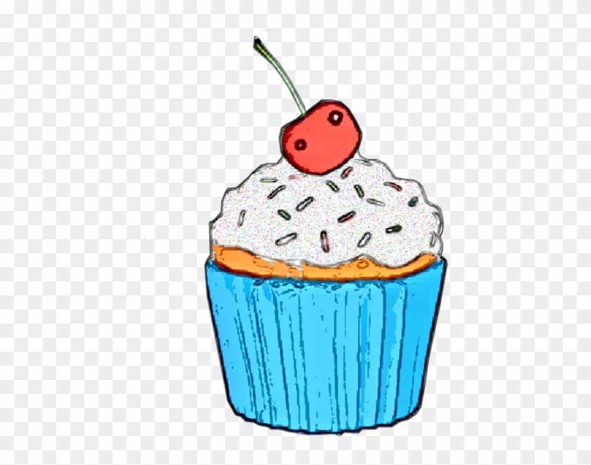 Vanilla Cupcake Clipart Kartun - Cupcake Kartun #168061
