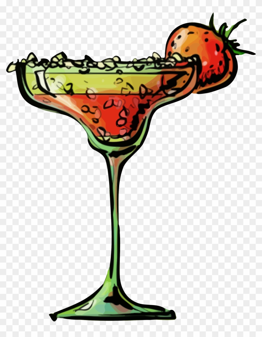 Big Image - Strawberry Daiquiri Clipart #168101