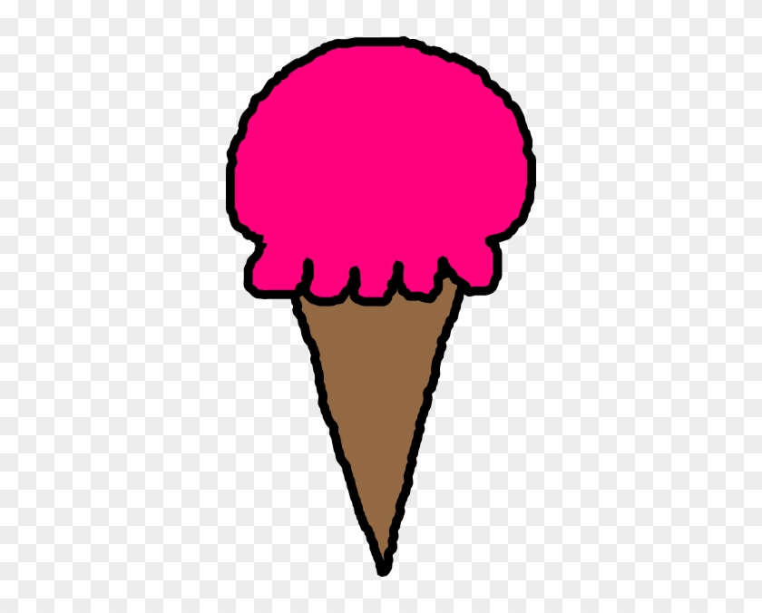 Ice Cream Clip Art Pink - Small Ice Cream Clipart #168150