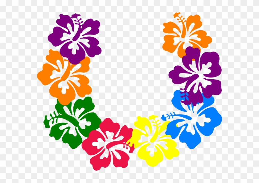Hawaiian Flower Clip Art Borders Free Clipart Images - Flower Lei Clip Art #168170
