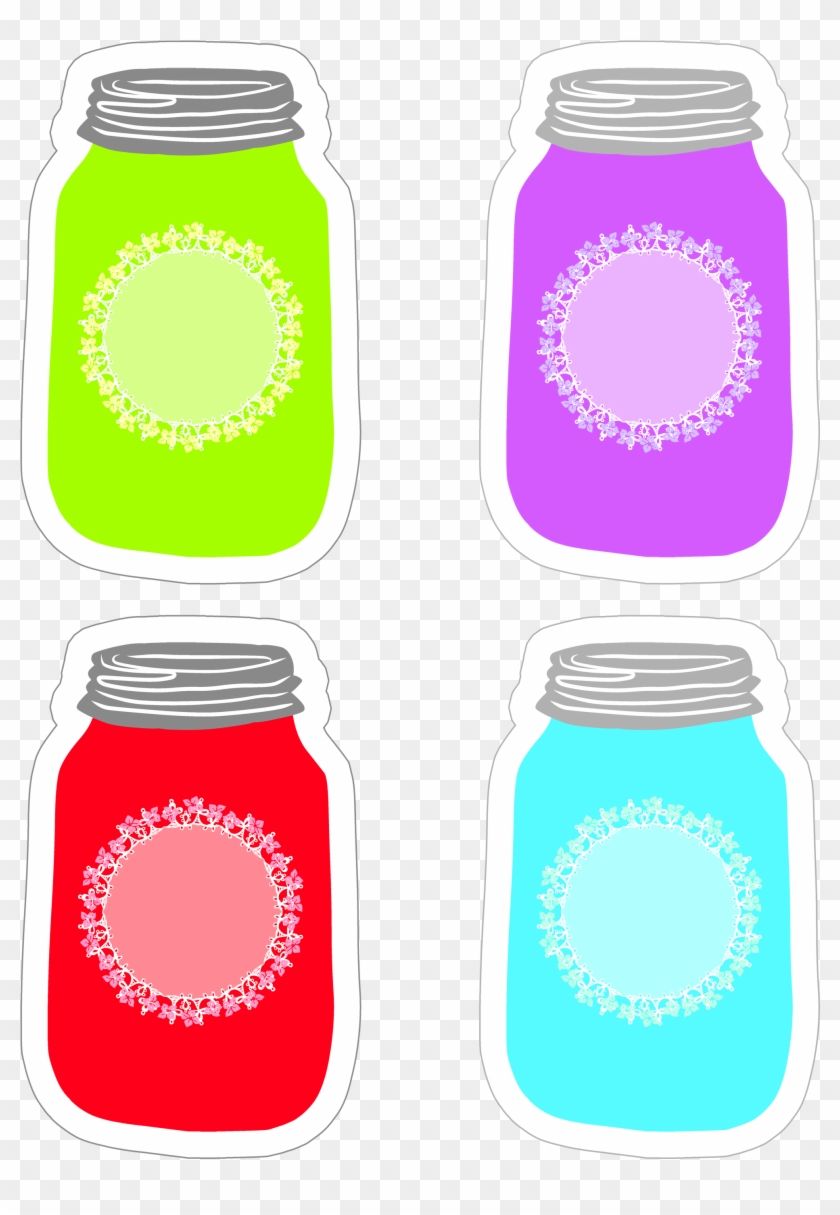 Incredible Blank Masonars Photo Concept Colorfular - Colorful Mason Jar Clip Art #168220