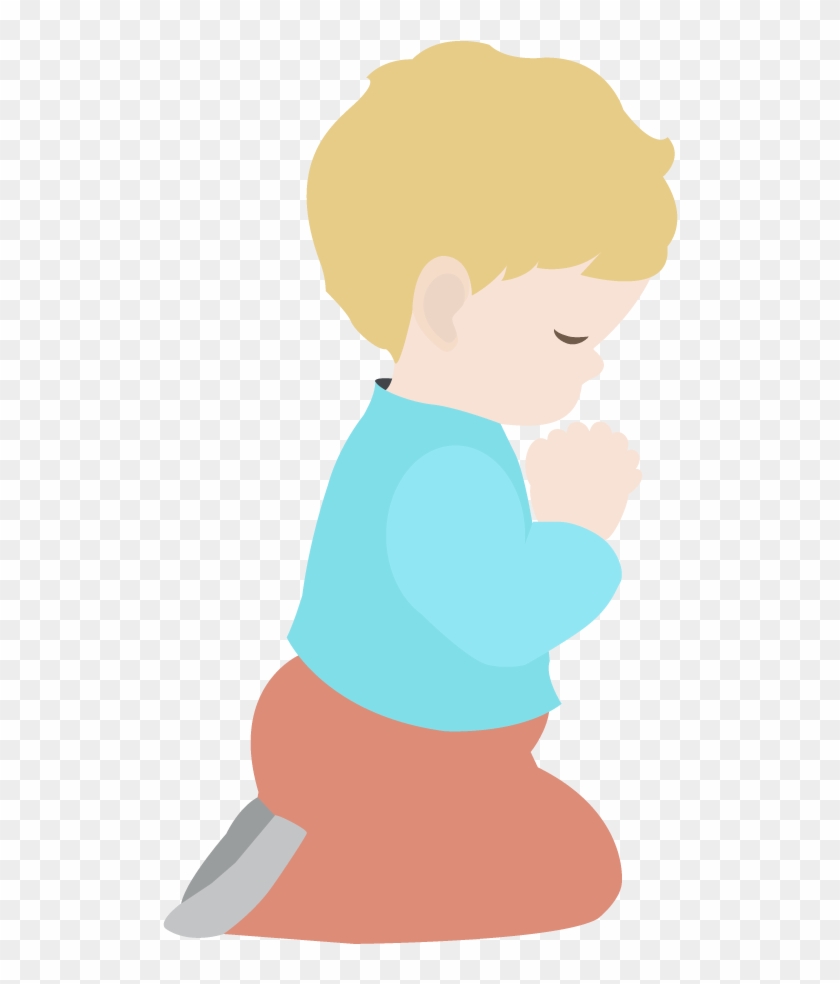 Lds Prayer Coloring Page - Child Praying Clipart #168223