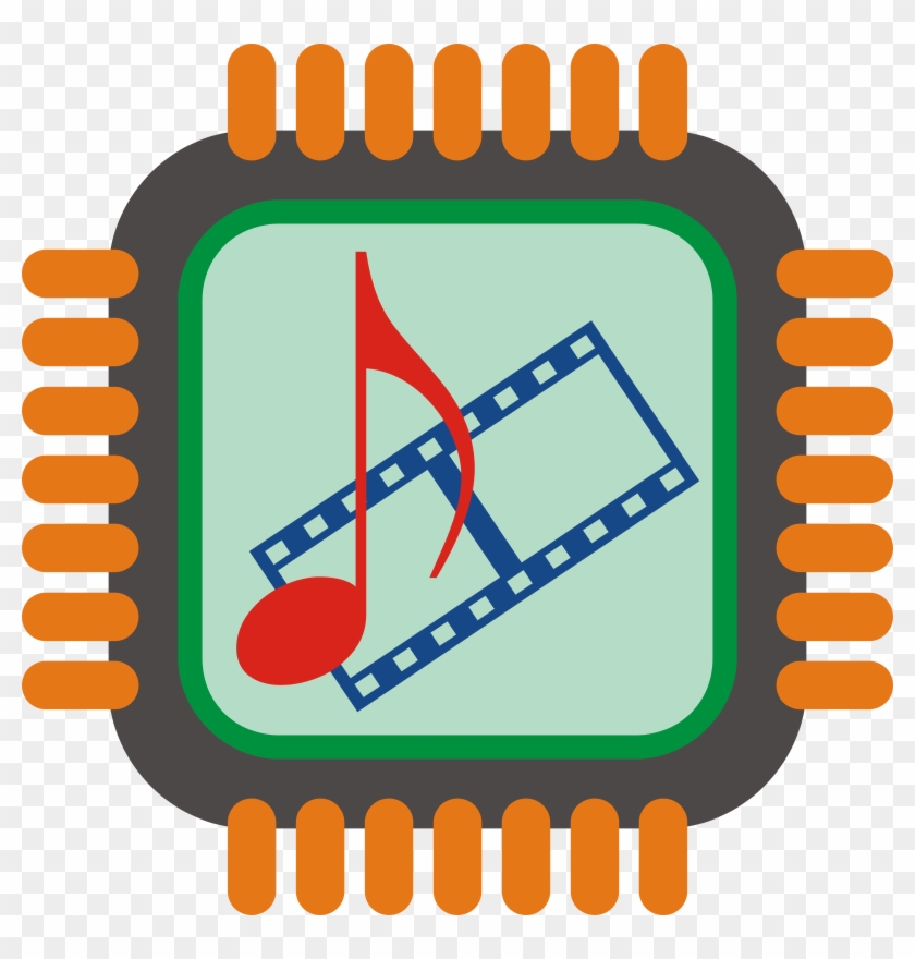 Multimedia Chip Clip Art - Computer Chip Vector Png #168251
