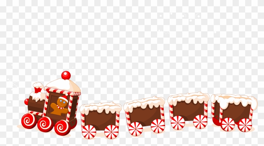 Christmas Cookies Train Png Clipart - Merry Christmas Round Ornament #168264