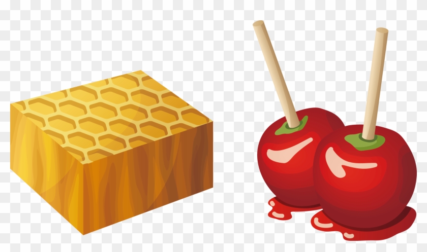 Candy Apple Caramel Apple Fruit Salad Clip Art - Candy Apple Clip Art #168296