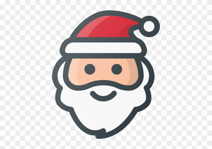 Free Color Christmas Icons - Santa Claus #168299