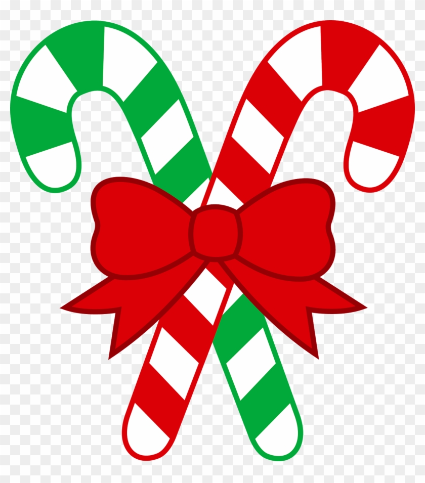 Gingerbread Clipart Candy Cane - Candy Canes Clip Art #168433