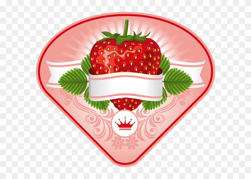 Explore Strawberry Clipart, Strawberry Shortcake, And - Label Vector #168454