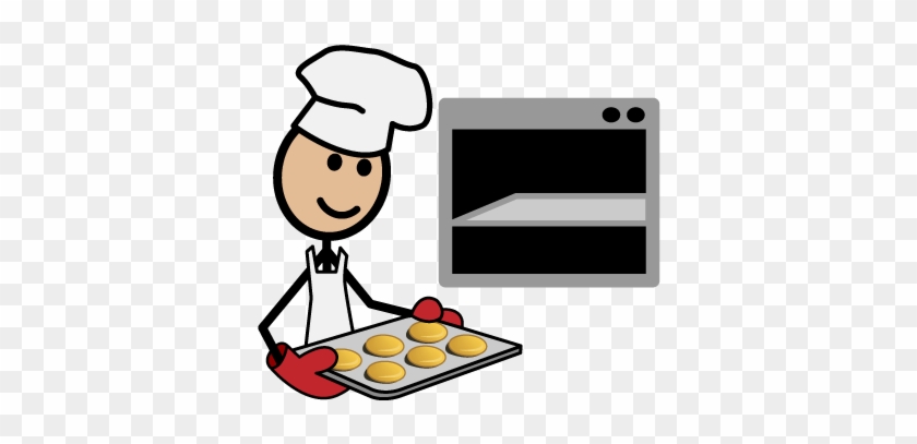 Put Cookies In Oven - Put Into Oven Clipart #168490