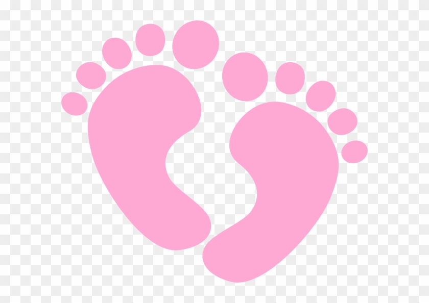 Baby Girl Clipart Free Clipartmonk Free Clip Art Images - Pink Baby Feet Clipart #168596