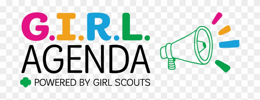 G - I - R - L - Agenda Powered By Girl Scouts - Girl Girl Scout Logo #168620