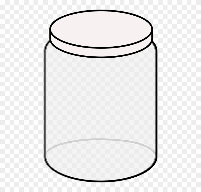 Empty Jar Colouring Pages - Transparent Container #168635