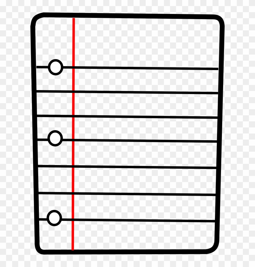 Free Clipart - Lined Paper Clip Art #168675