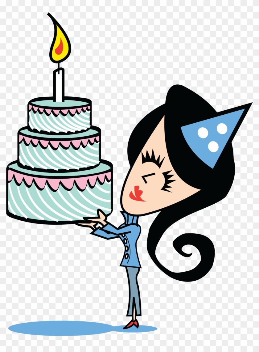 Clipart Girls Birthday Cake Ideas And Designs - Birthday Cake Girl Png #168690