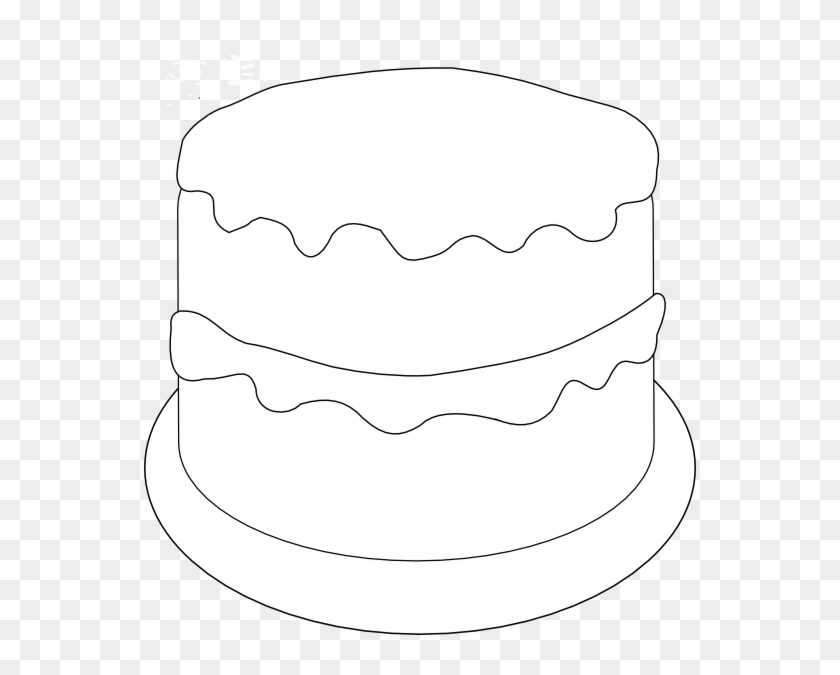 Cake Outline Printable - Colour In Cake #168716