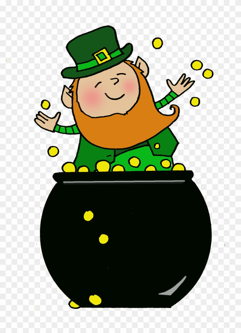 Leprechaun Pot Of Gold Clipart #168714