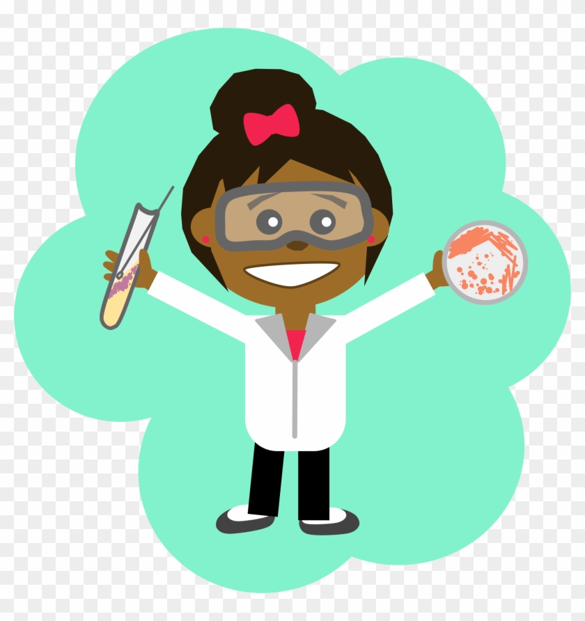 Big Image - Science Girl Clipart #168798