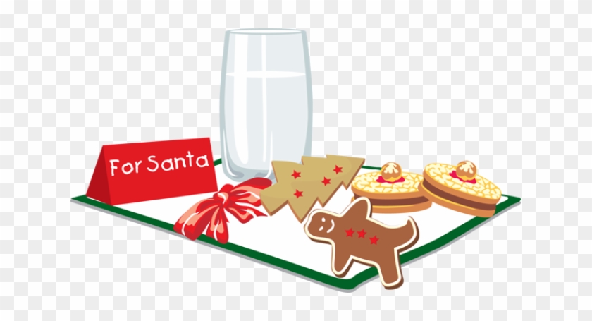 Christmas Cookies For Santa Cookie Clipart - Santa Cookies Clip Art #168834