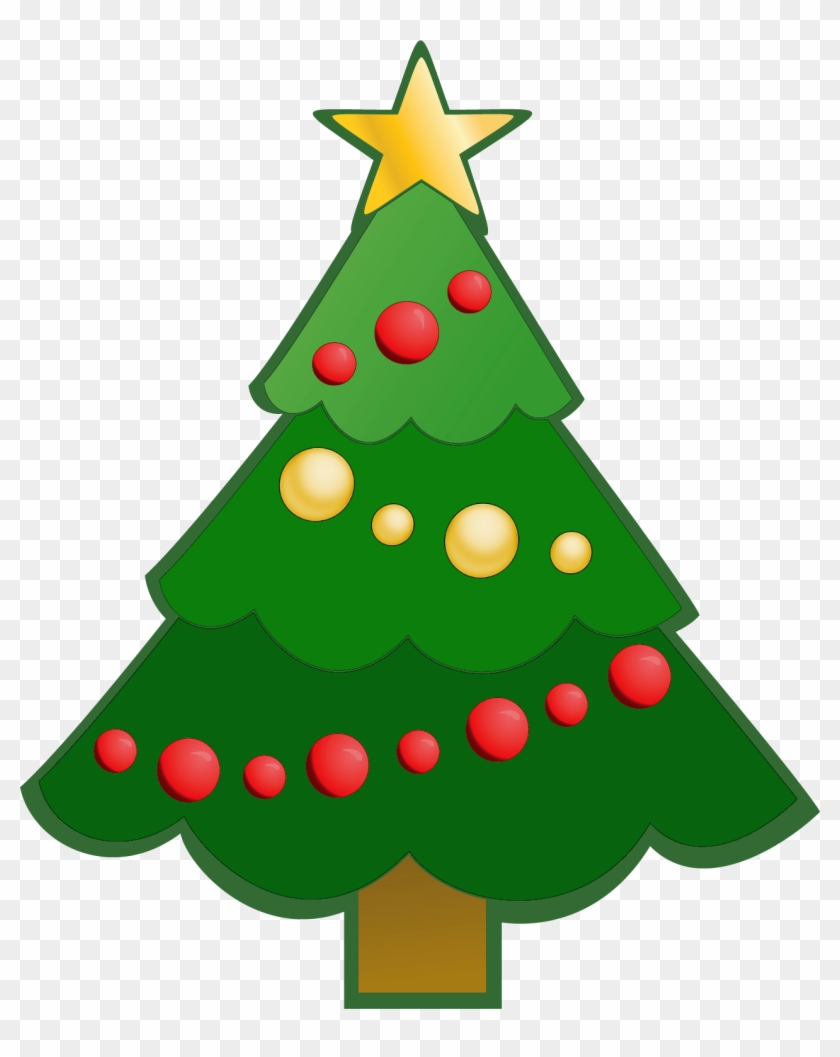 Green Simple Christmas Tree Png Clipart - Christmas Tree Svg Free #168855
