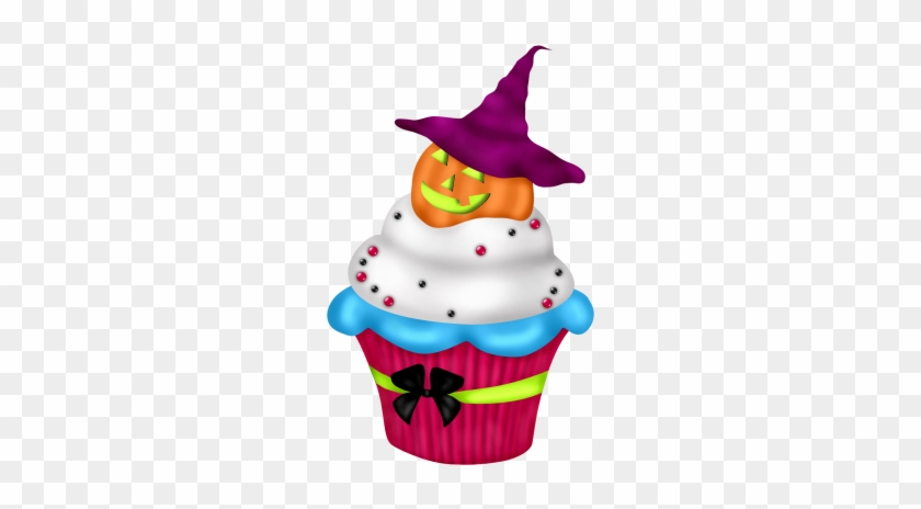 Gingerbread Clipart Holiday Treats - Halloween Cupcake Clipart #168867