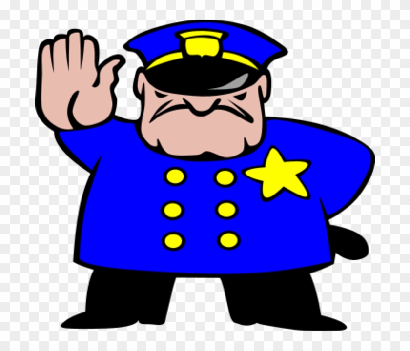 Free Policeman-cartoon Clipart - Police Man #168894