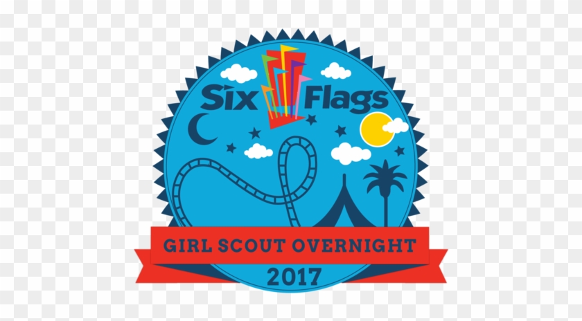 Six Flags Girl Scout Overnight Patch - Vector Graphics #168916