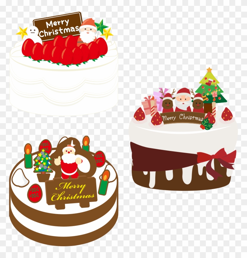 Medium Image - Christmas Cake Clipart #168919