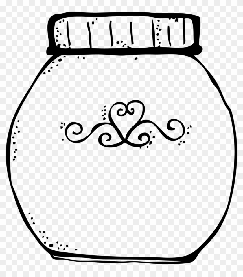 Cookie Jar Coloring Pages - Empty Candy Jar Clipart #168934