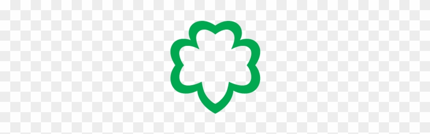 Girl Scout Open Trefoil Design - Girl Scout Trefoil #169040