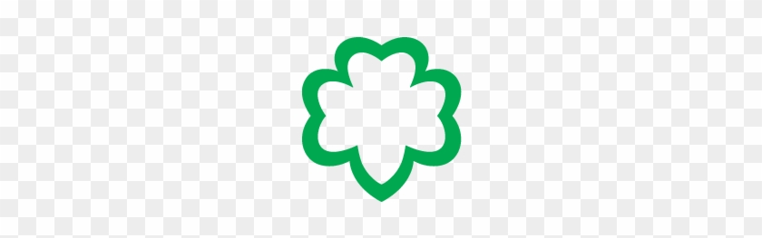 Girl Scout Open Trefoil Design - Girl Scout Trefoil - Full Size PNG ...