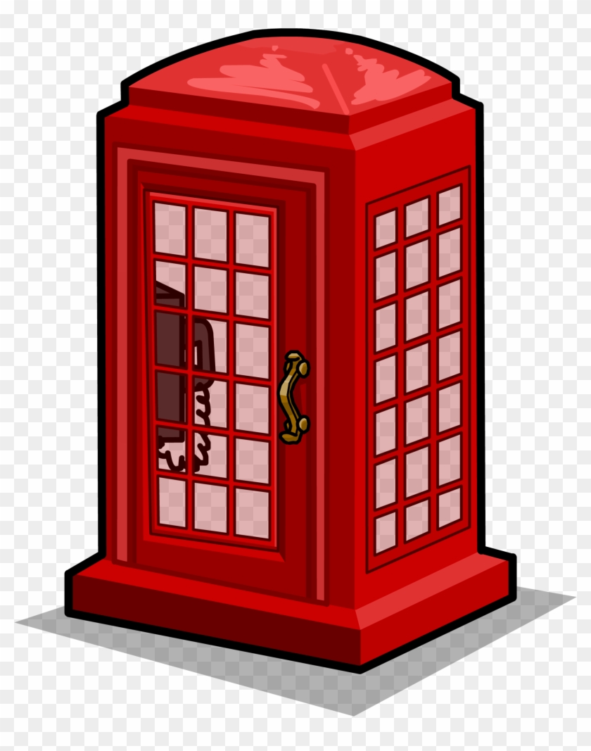 This High Quality Free Png Image Without Any Background - Telephone Booth Club Penguin #169141